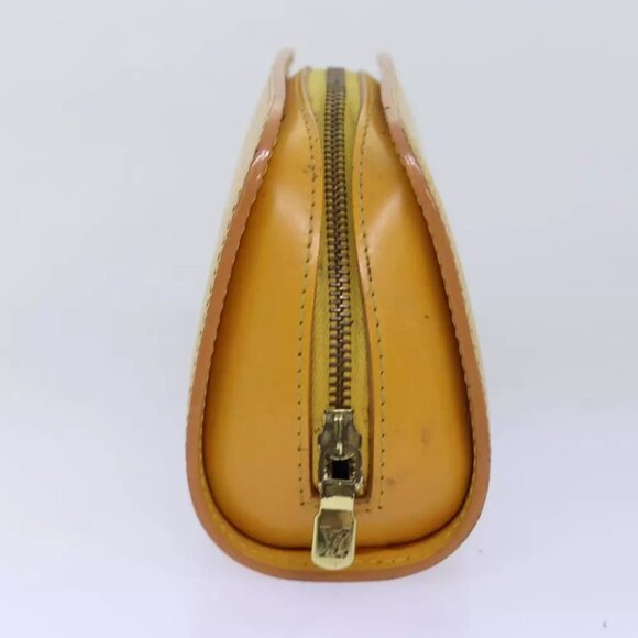 LOUIS VUITTON Epi Dauphine PM Pouch Yellow M48449 LV Auth th4880 - Picture 4 of 15